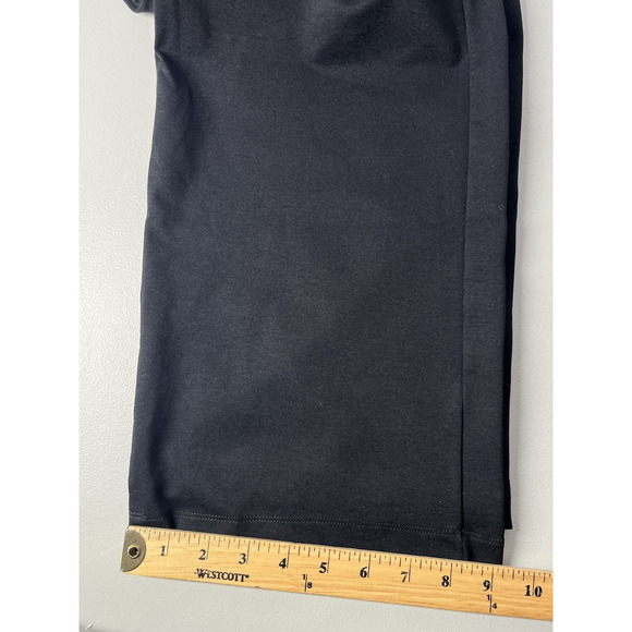 American Giant Ponte Straight Pants Womens Medium Black Pull On Stretch Relaxed - Picture 8 of 11